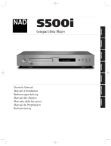 NAD S500i Manuale utente