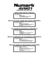 Numark AVM01 Manuale utente