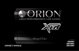 Orion Car Audio XTR5001 Manuale utente