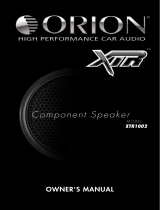 Orion Car Audio XTR1002 Manuale utente