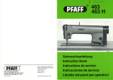 Pfaff 463 AND 463 H Manuale utente