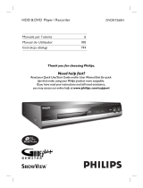 Philips DVDR7260H/58 Manuale utente