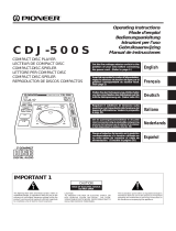 Pioneer CDJ-500S Manuale utente