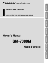 Pioneer GM-7300M Manuale utente