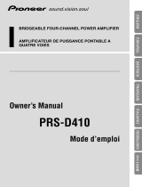 Pioneer PRS-D410 Manuale utente
