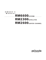 Polk Audio RM2600 Manuale utente