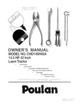 Poulan 157257 Manuale utente