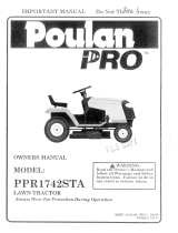 Poulan PPR1742STA Manuale utente