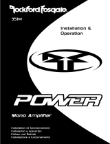 Rockford Fosgate Power 351M Manuale utente
