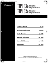 Roland HP103E Manuale utente