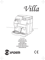 Saeco Spidem Villa 15000567 Manuale utente