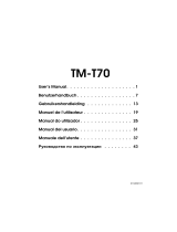 Seiko Group TM-T70 Manuale utente