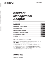 Sony BKM-FW32 Manuale utente