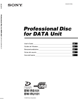 Sony BW-RU101 Manuale utente