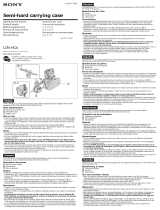 Sony LCM-HCA Manuale utente