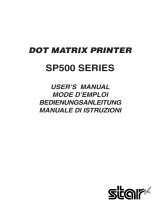 Star Micronics SP500 Series Manuale utente