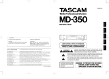 Tascam MD-350 Manuale utente