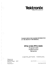 Tektronix PFG 5105 Manuale utente