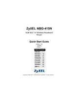 ZyXEL Communications 1-NBG-415N Manuale utente