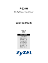 ZyXEL Communications P-320W Manuale utente