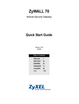 ZyXEL Communications 70 Manuale utente