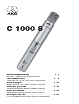 AKG C 1000 S Manuale del proprietario