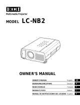 Eiki LC-XNB2 Manuale utente
