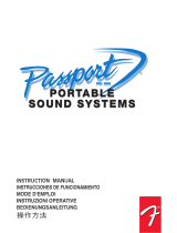 Fender Passport Portable Sound Systems Manuale utente