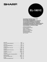 Sharp EL-1801C Manuale utente
