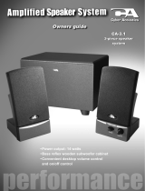 Cyber Acoustics CA-3.1 Manuale utente