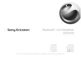 Sony Ericsson HCB-400 Manuale utente
