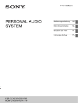 Sony FST-GTK17iP Manuale del proprietario