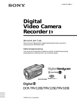 Sony DCR-TRV125E Manuale del proprietario