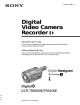 Sony DCR-TR8000E Istruzioni per l'uso