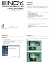 Lindy ExpressCard Smart Card Reader Manuale utente