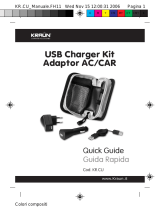 Kraun USB Charger Kit Adaptor AC/CAR Istruzioni per l'uso