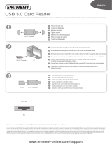 Eminent External USB 3.0 SD and Micro SD Card Reader Manuale utente