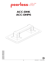 PEERLESS-AV ACC-DHP6 Manuale utente