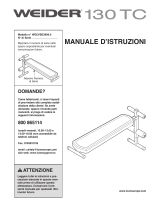 Weider WEEVBE3909 Manuale utente