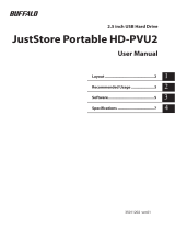 Buffalo HD-PV : JUSTSTORE™ PORTABLE Manuale del proprietario