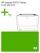 HP LaserJet P2015 Printer series Guida utente
