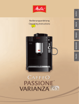 Melitta Caffeo Varianza CS Operating Instructions Manual