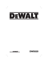 DeWalt DWS520 Manuale del proprietario