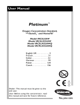 Invacare Platinum IRC5LXO2AW Manuale utente