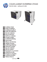 HP Color LaserJet Enterprise CP5525 Printer series Guida d'installazione