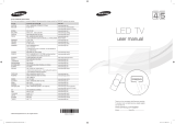 Samsung UE32F5000AW Manuale utente