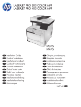 HP LaserJet Pro 300 color MFP M375 Guida d'installazione