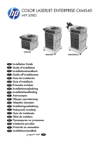 HP Color LaserJet Enterprise CM4540 MFP series Guida d'installazione