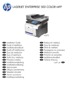 HP LaserJet Enterprise 500 color MFP M575 Guida d'installazione