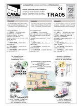 CAME TRA05 Manuale utente